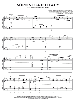 page one of Sophisticated Lady (arr. Phillip Keveren) (Piano Solo)