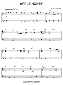 page one of Apple Honey (Piano, Vocal & Guitar Chords (Right-Hand Melody))