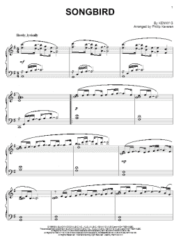 page one of Songbird (arr. Phillip Keveren) (Piano Solo)