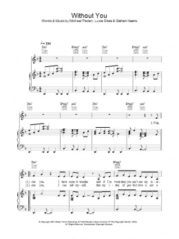 page one of Without You (Piano, Vocal & Guitar Chords)