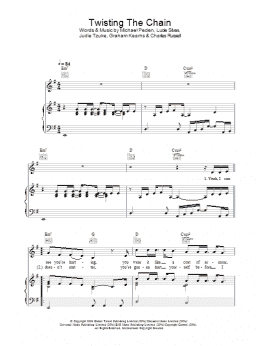 page one of Twisting The Chain (Piano, Vocal & Guitar Chords)