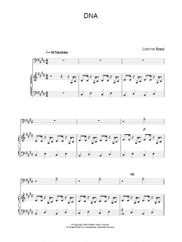 page one of DNA (Piano Solo)