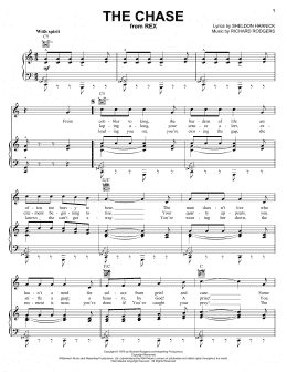 page one of The Chase (Piano, Vocal & Guitar Chords (Right-Hand Melody))