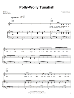 page one of Polly-Wolly Tunafish (Piano, Vocal & Guitar Chords (Right-Hand Melody))