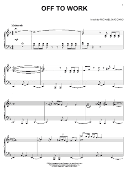 page one of Off To Work (Piano Solo)