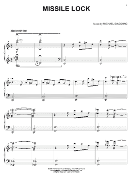page one of Missile Lock (Piano Solo)