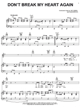 Piece Of My Heart Sheet Music | Janis Joplin | Piano, Vocal & Guitar Chords  (Right-Hand Melody)