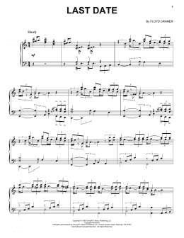 page one of Last Date (Piano Solo)