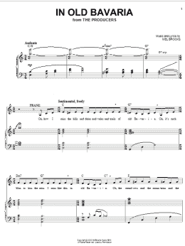 page one of In Old Bavaria (Piano & Vocal)