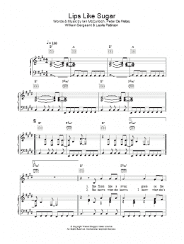 page one of Lips Like Sugar (Piano, Vocal & Guitar Chords)