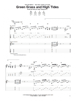 page one of Green Grass And High Tides (Guitar Tab)