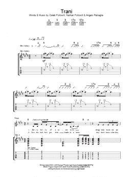 page one of Trani (Guitar Tab)