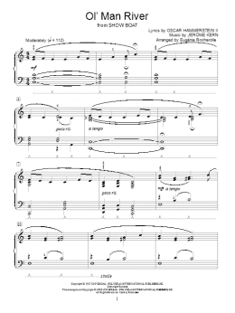 page one of Ol' Man River (Educational Piano)