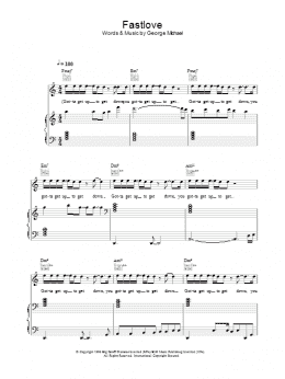 page one of Fastlove (Piano, Vocal & Guitar Chords)