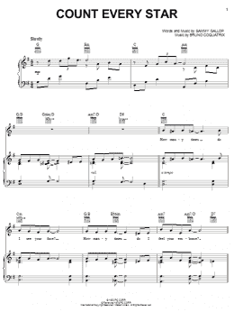 page one of Count Every Star (Piano, Vocal & Guitar Chords (Right-Hand Melody))