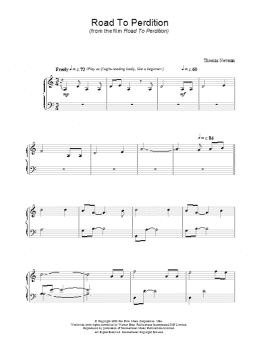 page one of Road To Perdition (Piano Solo)