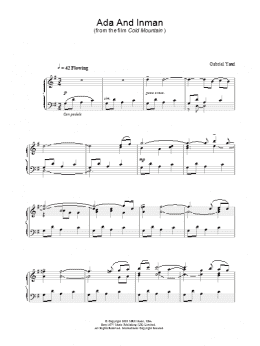 page one of Ada And Inman (Piano Solo)
