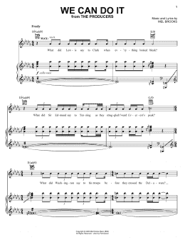 page one of We Can Do It (Piano, Vocal & Guitar Chords (Right-Hand Melody))