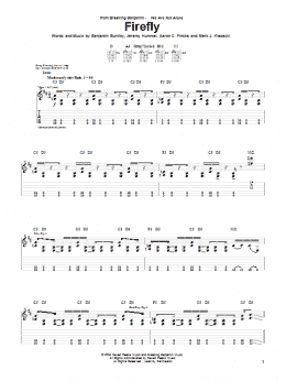 page one of Firefly (Guitar Tab)