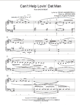 page one of Can't Help Lovin' Dat Man (Educational Piano)