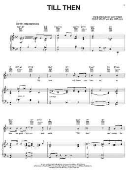 page one of Till Then (Piano, Vocal & Guitar Chords (Right-Hand Melody))