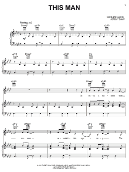 page one of This Man (Piano, Vocal & Guitar Chords (Right-Hand Melody))