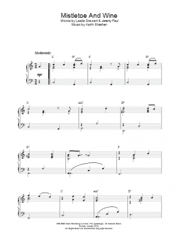 page one of Mistletoe And Wine (Piano Solo)