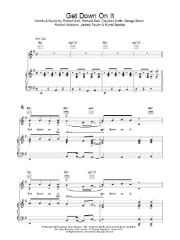 page one of Get Down On It (Piano, Vocal & Guitar Chords)