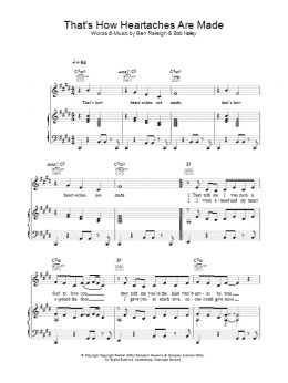 page one of That's How Heartaches Are Made (Piano, Vocal & Guitar Chords)