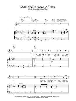 page one of Don't Worry About A Thing (Piano, Vocal & Guitar Chords)