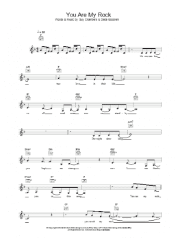 page one of You Are My Rock (Lead Sheet / Fake Book)