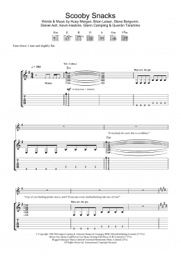 page one of Scooby Snacks (Guitar Tab)