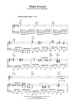 page one of Mess Around (Piano, Vocal & Guitar Chords)