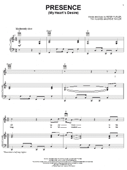 page one of Presence (My Heart's Desire) (Piano, Vocal & Guitar Chords (Right-Hand Melody))