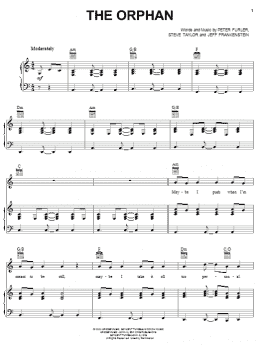 page one of The Orphan (Piano, Vocal & Guitar Chords (Right-Hand Melody))