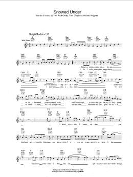 page one of Snowed Under (Lead Sheet / Fake Book)