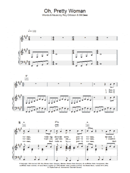 page one of Oh, Pretty Woman (Piano, Vocal & Guitar Chords (Right-Hand Melody))