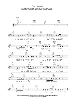 page one of For Lovers (Lead Sheet / Fake Book)