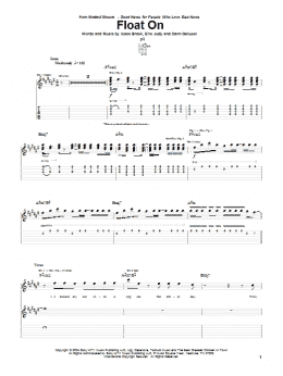 page one of Float On (Guitar Tab)