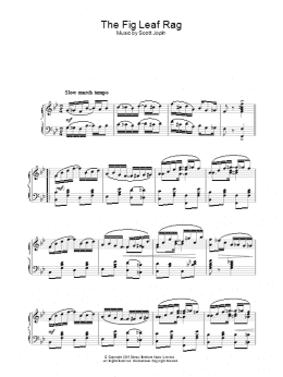 page one of Fig Leaf Rag (Piano Solo)