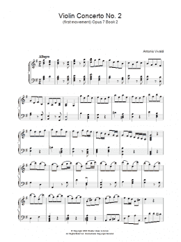 page one of Allegro Op.7, Book 2 (Piano Solo)
