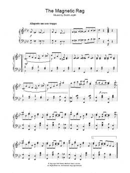 page one of Magnetic Rag (Piano Solo)