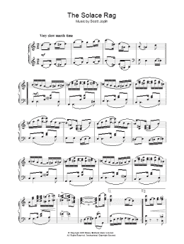 page one of Solace Rag (Piano Solo)