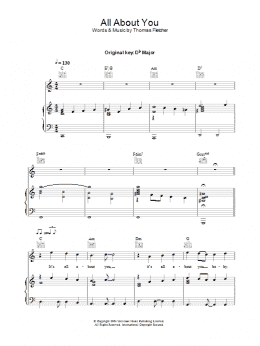 page one of All About You (Piano, Vocal & Guitar Chords (Right-Hand Melody))