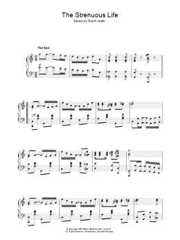 page one of Strenuous Life (Piano Solo)