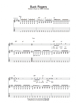 page one of Buck Rogers (Guitar Tab)