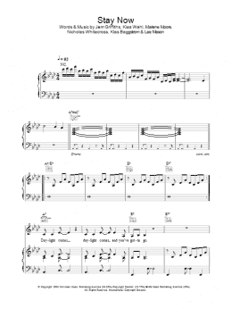 page one of Stay Now (Piano, Vocal & Guitar Chords)