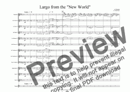 page one of Dvorak - New World ii (Brass Band)