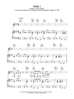 page one of Wish I (Piano, Vocal & Guitar Chords)