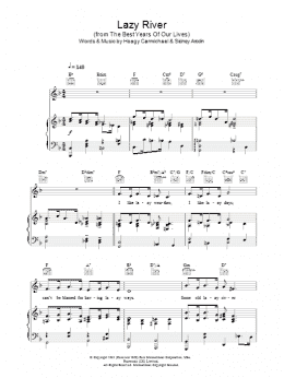 page one of Lazy River (Piano, Vocal & Guitar Chords)